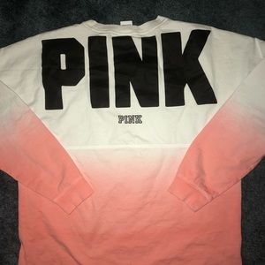VS Pink Campus Long sleeve Tee  NEVER WORN!
